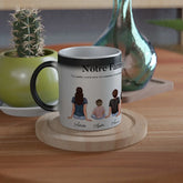 Tasse magique personnalisée -  Portrait de famille - Créations d'Agathe